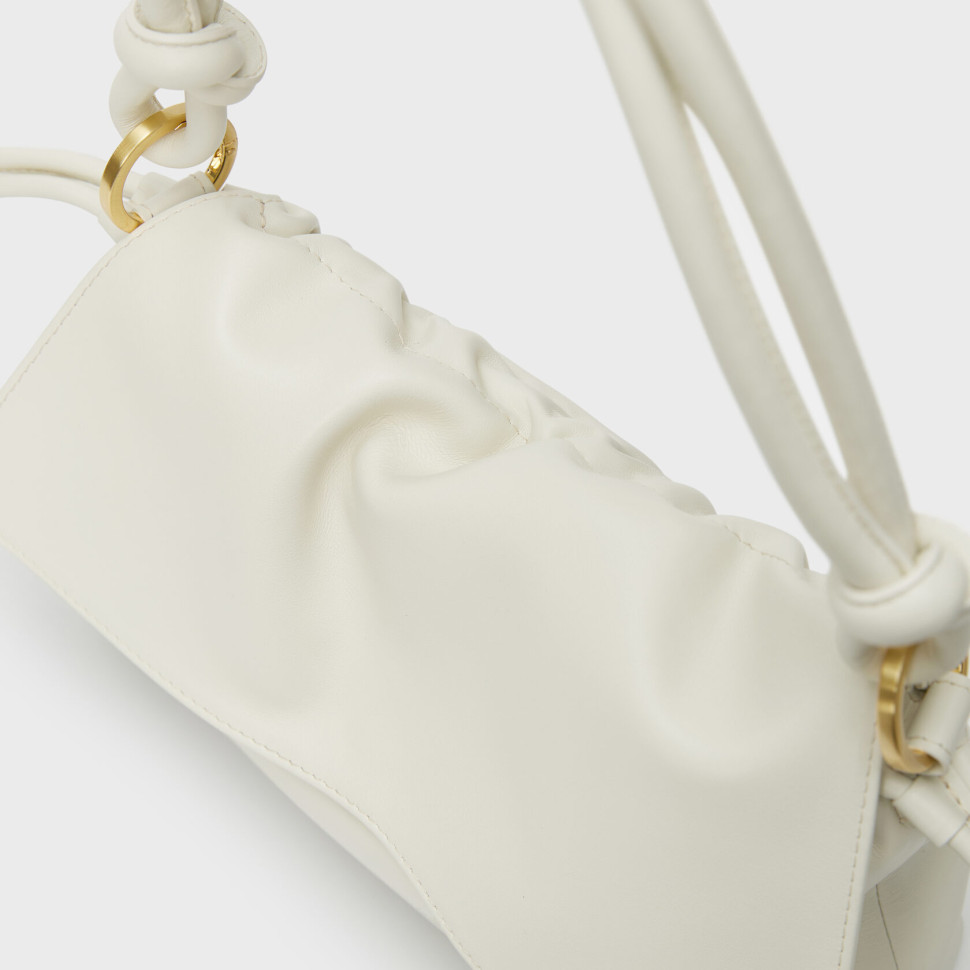 Puffa — Milk — фото 15. sku=PUFFA-LTH-MLK-GLD color=Milk Puffa — Milk — фото 15.
