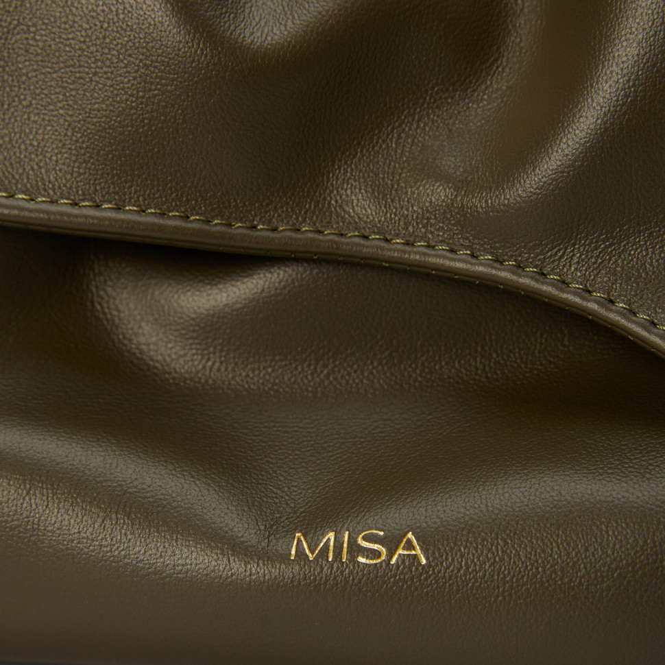 Puffa — Матча — фото 38. sku=PUFFA-LTH-MTC-GLD color=Матча Puffa — Матча — фото 38.