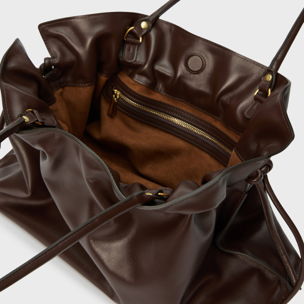 Puffa Tote — Шоколадный — фото 16.