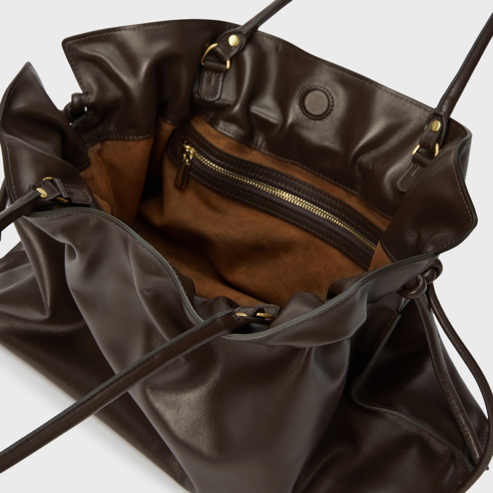Puffa Tote — Шоколадный — фото 5.
