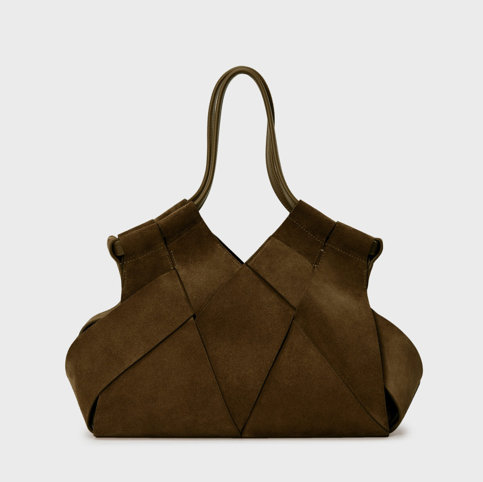 Brioche — Замша оливковая — фото 25. sku=BRIOCHE-SUE-OLV-GLD color=Замша оливковая Brioche — Замша оливковая — фото 25.