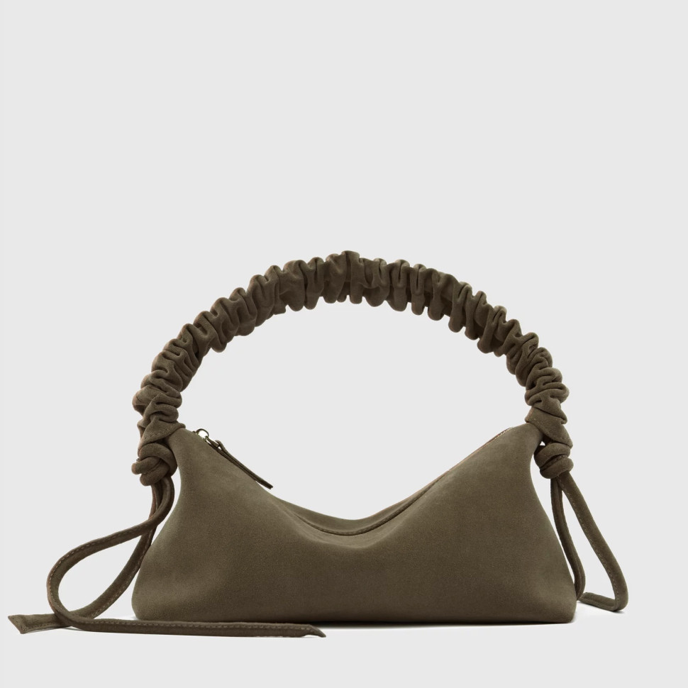 Banana Mini — Замша оливковая — фото 22. sku=BANANA-MINI-SUE-OLV-GLD color=Замша оливковая Banana Mini — Замша оливковая — фото 22.