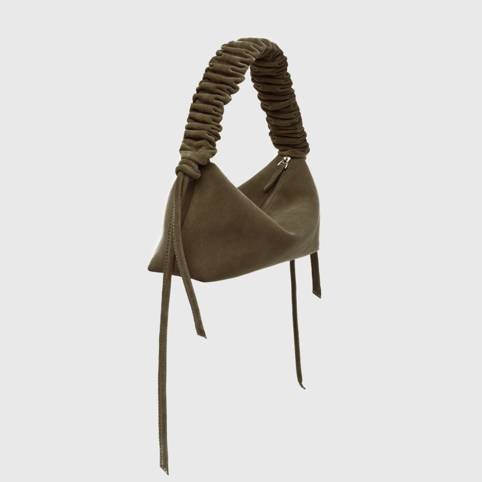 Banana Mini — Замша оливковая — фото 24. sku=BANANA-MINI-SUE-OLV-GLD color=Замша оливковая Banana Mini — Замша оливковая — фото 24.