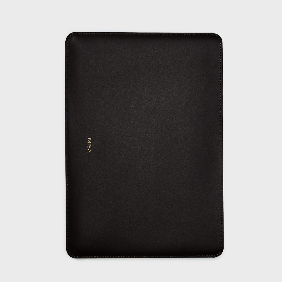 Чехол для ноутбука — Чёрный — фото 3. sku=LAPTOP-LTH-BLK-S,LAPTOP-LTH-BLK-M color=Чёрный Чехол для ноутбука — Чёрный — фото 3.